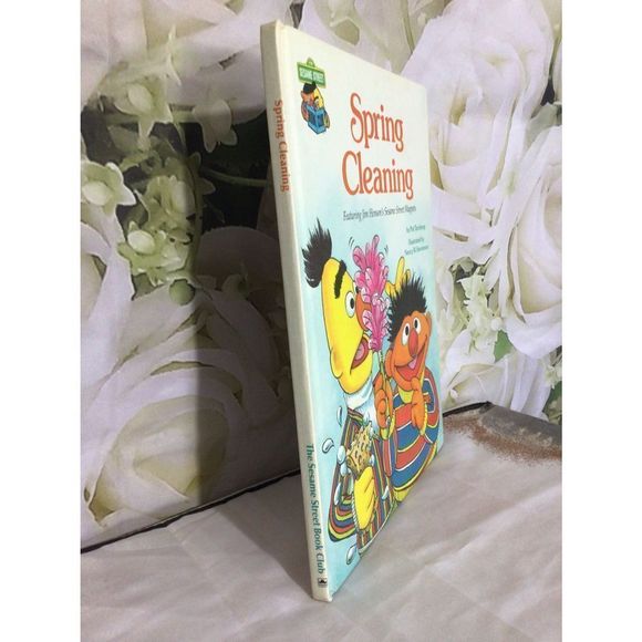 1980 Vintage Children’s Hardback Sesame Street “Spring Cleaning” Jim Henson’s - Picture 3 of 10
